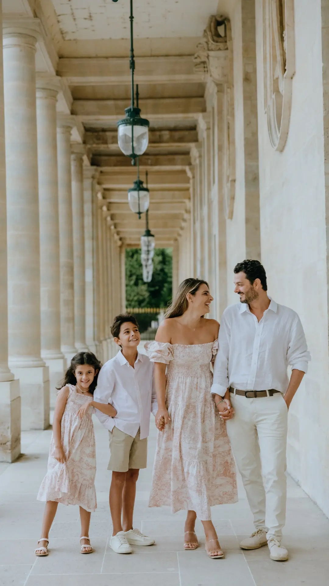 Vanessa con su familia